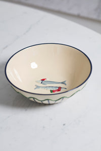 Design Shop Festive Fish Bowl 10"x 3.5"