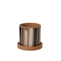 Design Shop Truman Pot with Saucer 6"x 5.5"