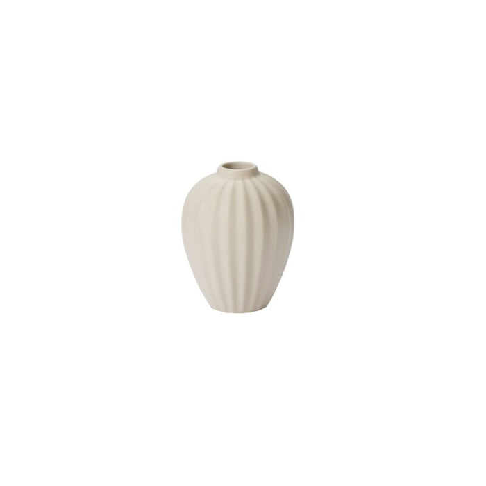 Design Shop Off-White Sonata Collection Budvase, 3.75" X 4.75", Set of 4.