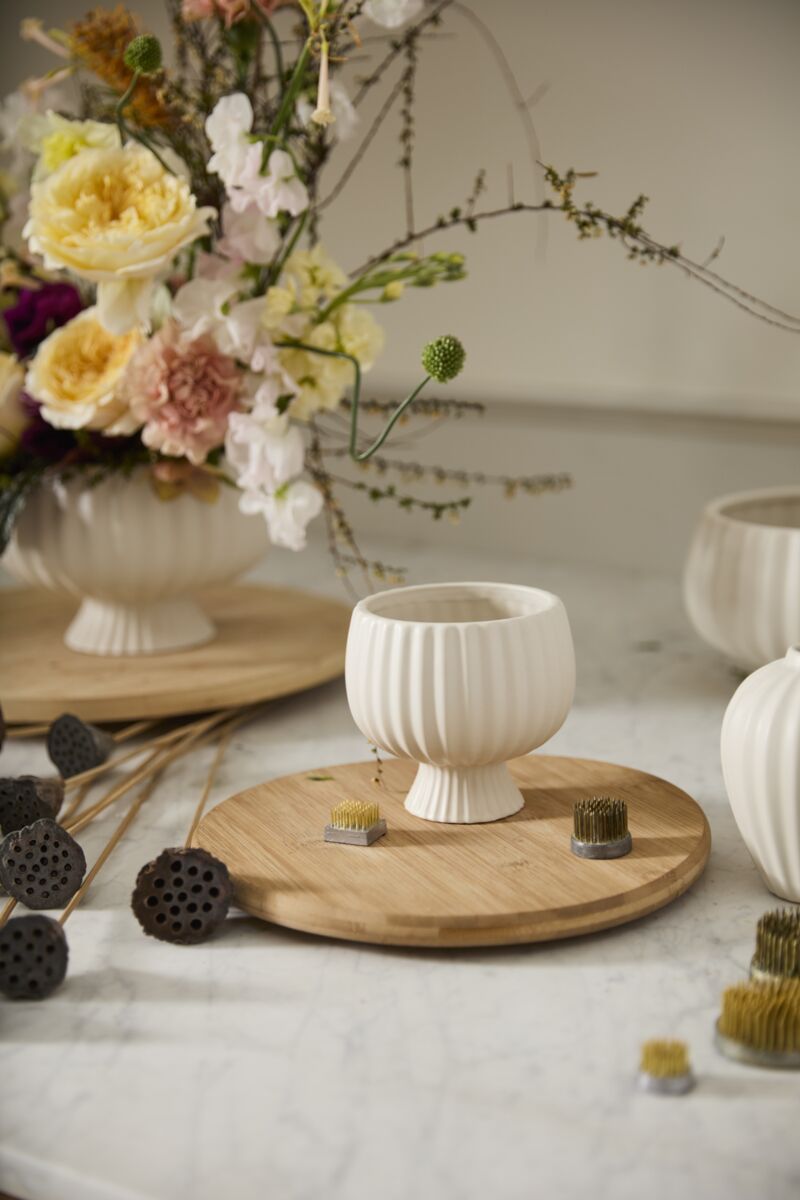 Design Shop Off-White Sonata Collection Compote, 4.5" X 4.25", Set of 4.