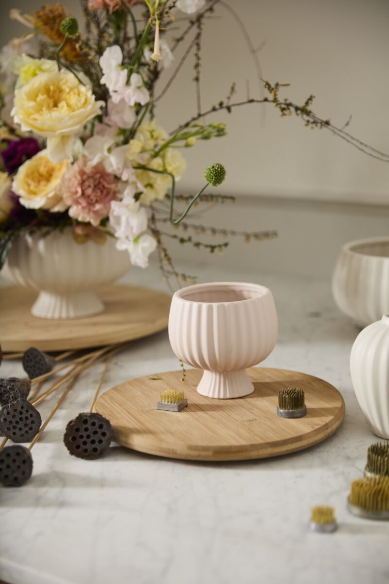 Design Shop Pink Sonata Collection Compote, 4.5" X 4.25", Set of 4.