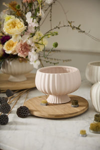 Design Shop Pink Sonata Collection Compote, 7.25" X 5.25", Set of 2.