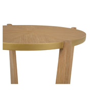 Chelsea House Ardoise Side Table - Cerused Oak