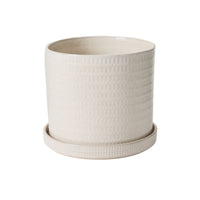 Design Shop Morse Pot with Saucer 12"x 10.5"