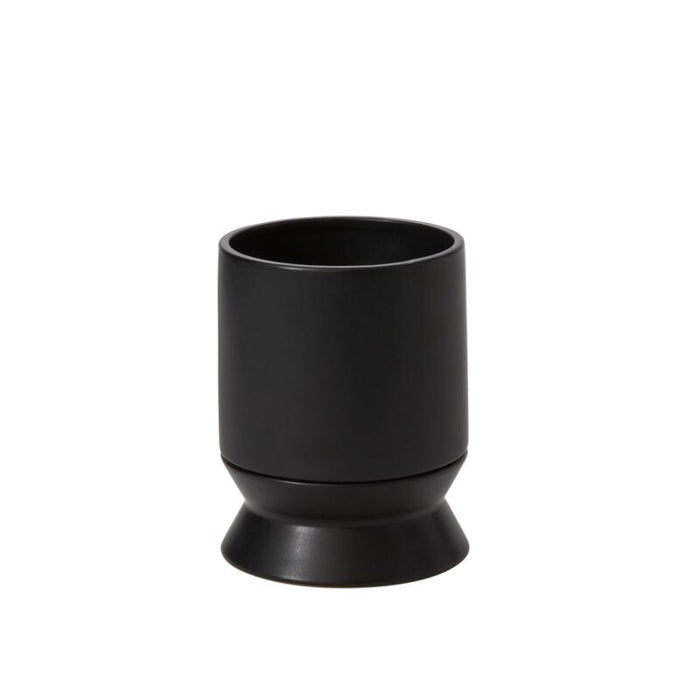 Design Shop Madison Pot with Saucer 5.25"X 6.75", Set of 2