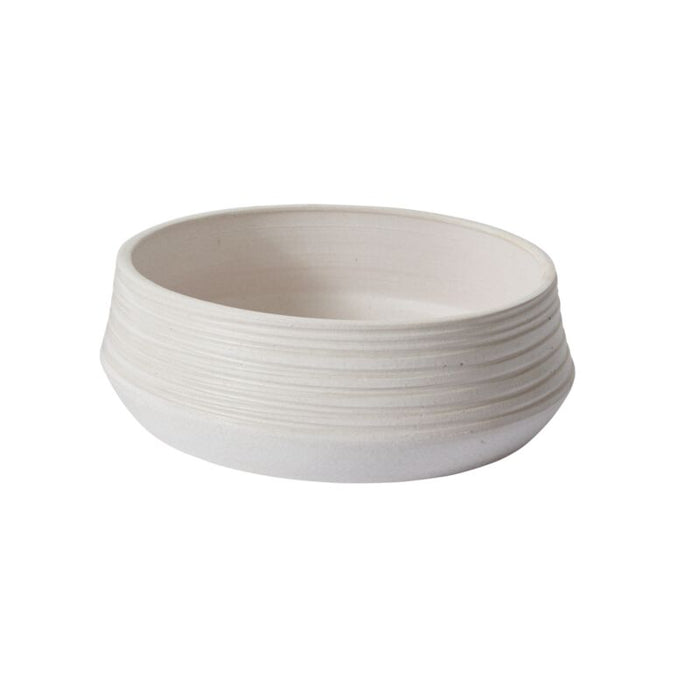 Design Shop White Offshore Collection Bowl, 13" X 4"