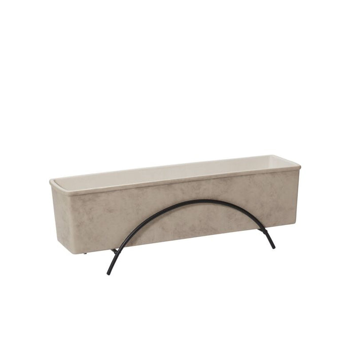 Design Shop Tan Meliora Collection Trough, 19.25" X 6.5"