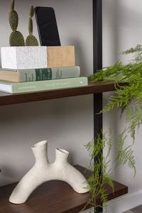 Design Shop Off-White Nexum Budvase, 11.5" X 7.75".