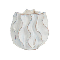 Design Shop White Sono Collection Pot, 8.25" X 6.5".