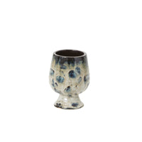 Design Shop Blue Aquarius Goblet, 2.75" X 4.25", Set of 4.