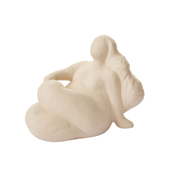 Design Shop Off-White Yazmin Sculpture, 10.25" X 7".