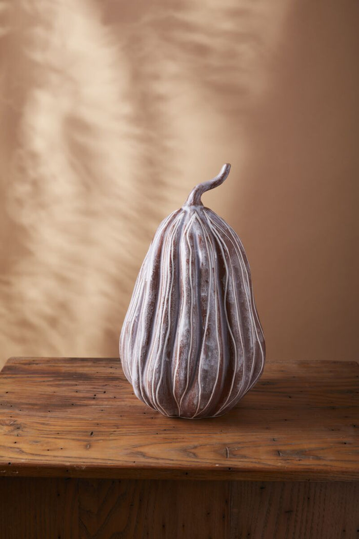 Design Shop Orange Bounty Collection Pumpkin, 8.5" X 14.75".