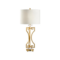 Chelsea House Greek Key Gold Lamp
