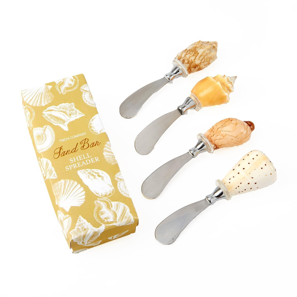 Design Shop Shell Spreaders Asst 4 Shells – Design Shop By Shell