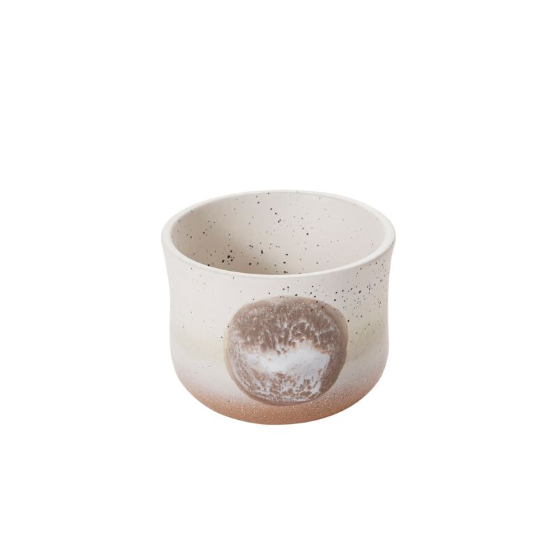 Design Shop White Hala Pot, 3.75" X 3", Set of 2.