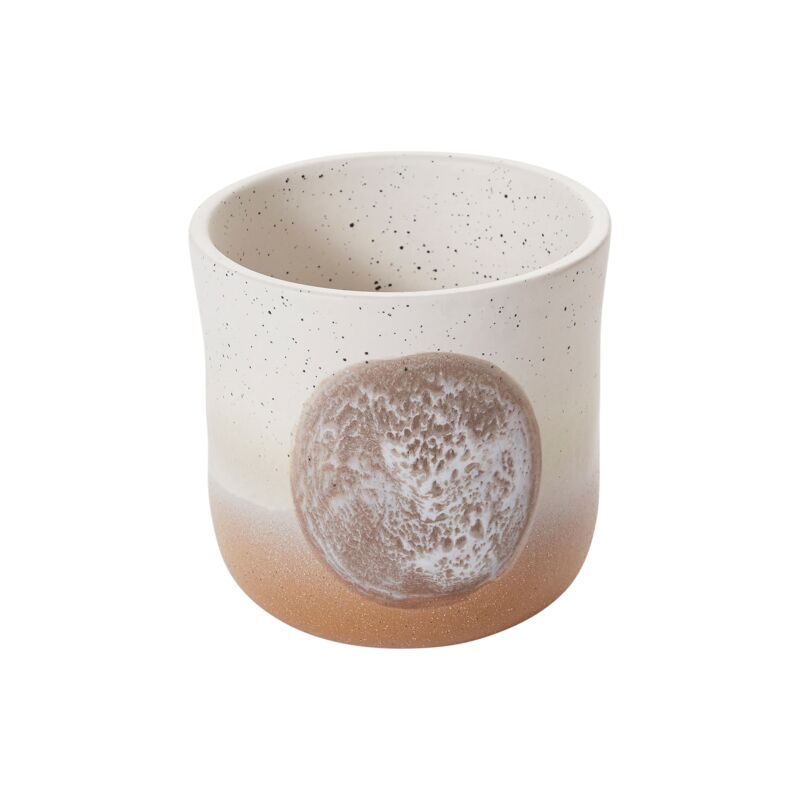 Design Shop White Hala Pot, 5" X 5".