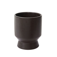Design Shop Black Elliott Pot, 9.75" X 11".
