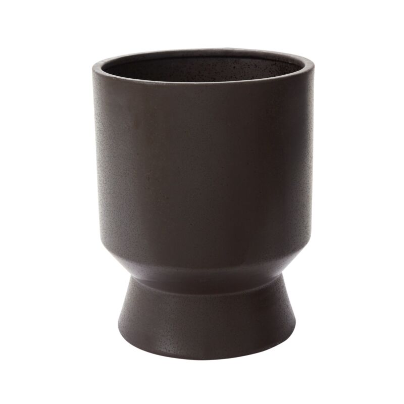 Design Shop Black Elliott Pot, 11.5" X 14.25".