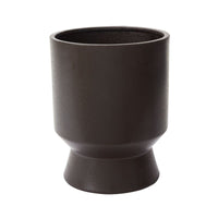 Design Shop Black Elliott Pot, 11.5" X 14.25".
