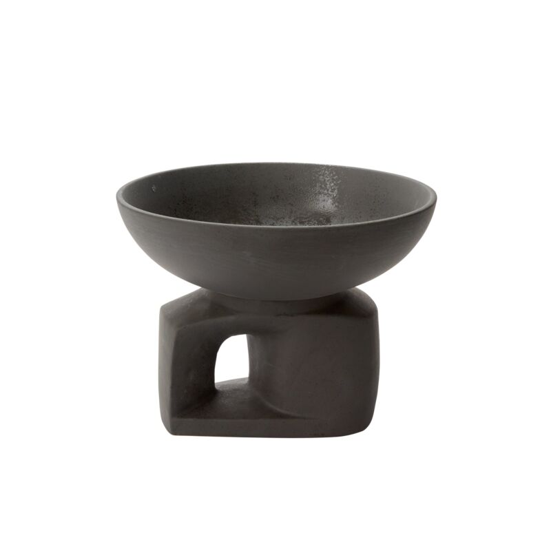 Design Shop Black Oberon Collection Bowl, 15.25" X 11.25".