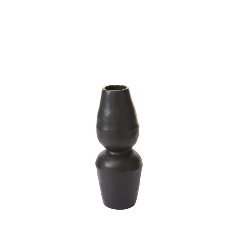 Design Shop Black Ebano Vase, 4.25" X 10.5".