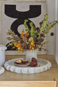 Design Shop Off-White Reverie Tabletop Collection Tray, 22" X 2.25".