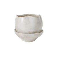 Design Shop Iona Pot with Saucer 10.25"x 9"