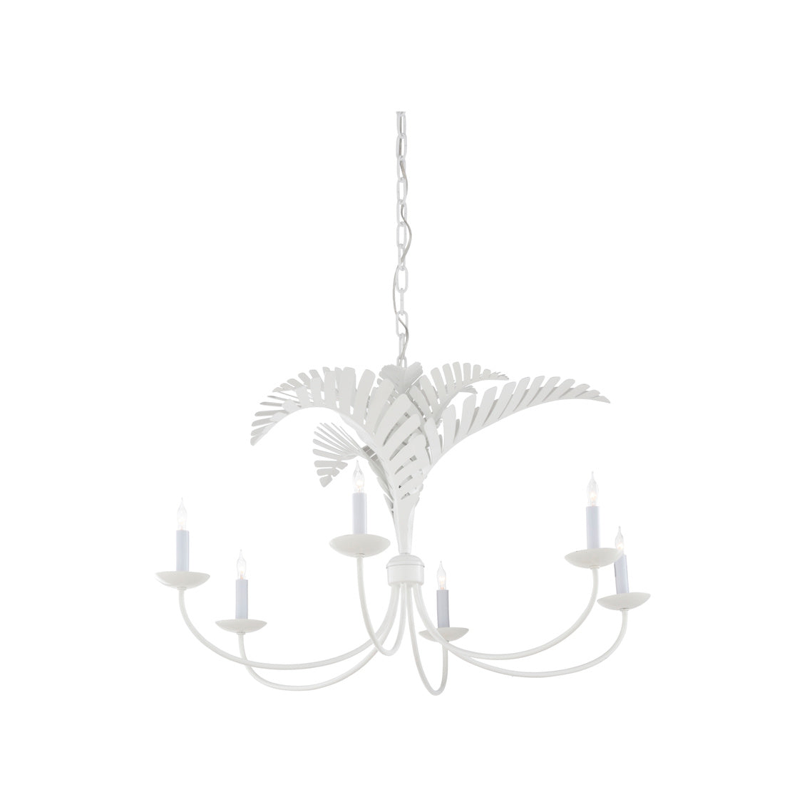 Wildwood Royal Palm Chandelier - White