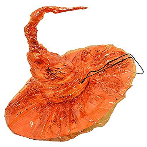 Design Shop 11.5"x6" Witch's Hat, Black & Orange