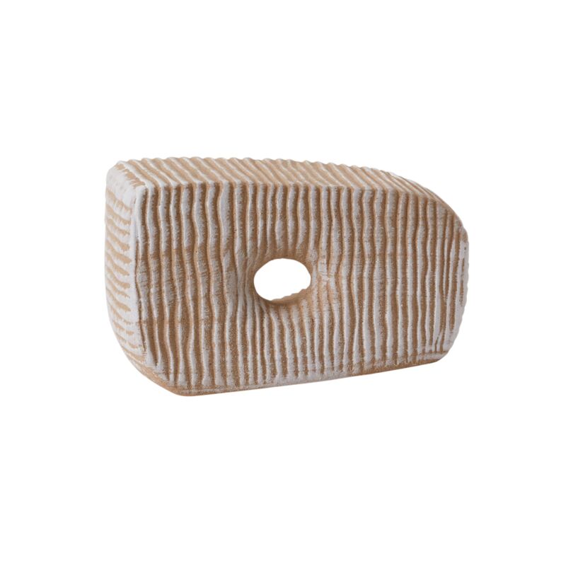 Design Shop Off-White Allegory Sculpture Cave, 9.5" X 5.75"