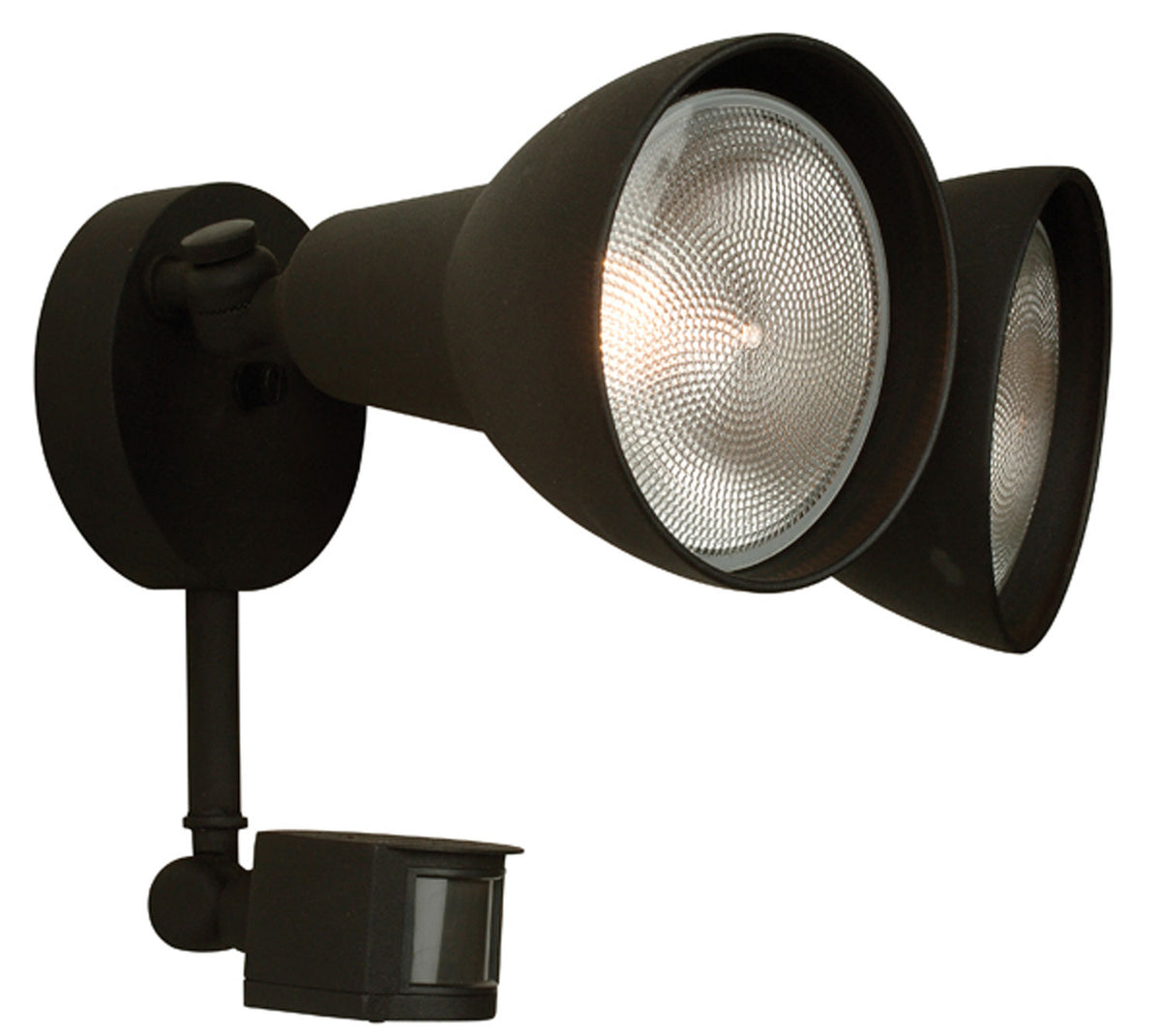 Craftmade Two Light Covered Flood w/Motion Sensor from the Flood collection in Textured Black finish