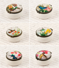 Assorted Hummingbird Trinket Box Set of 6