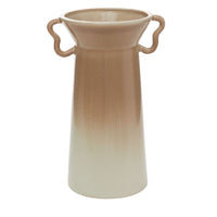 Design Shop Tan Matera Vase, 9.25" X 14"