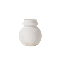 Design Shop Off-White Claude Vase Bookend, 5.75" X 6.75".