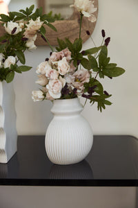 Design Shop Off-White Claude Vase Bookend, 5.75" X 6.75".