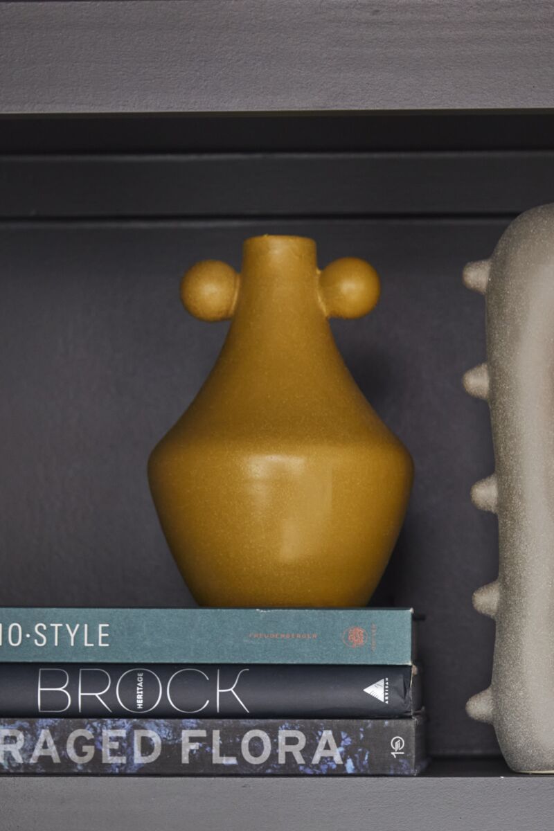Design Shop Ochre Matis Vase, 5.75" X 8.5".