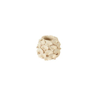 Design Shop Off-White Ginkgo Collection Budvase, 4.75" X 4.25"