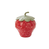 Design Shop Red Fresh Fruit Canisters Strawberry, 9" X 11".