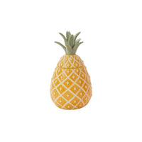Design Shop Yellow Fresh Fruit Canisters Pineapple, 6.5" X 12".