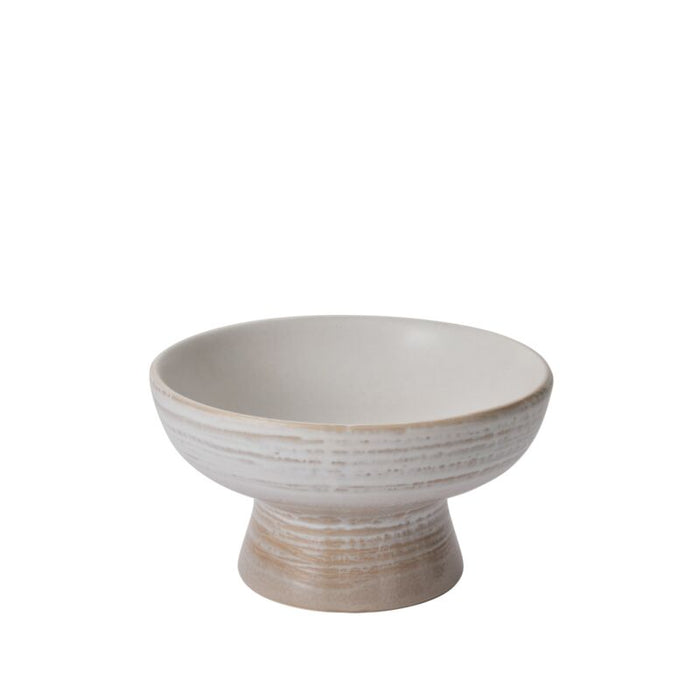 Ceramic bowl with textured design on a white background