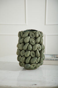 Design Shop Layered Avocado Vase 13"x 17"