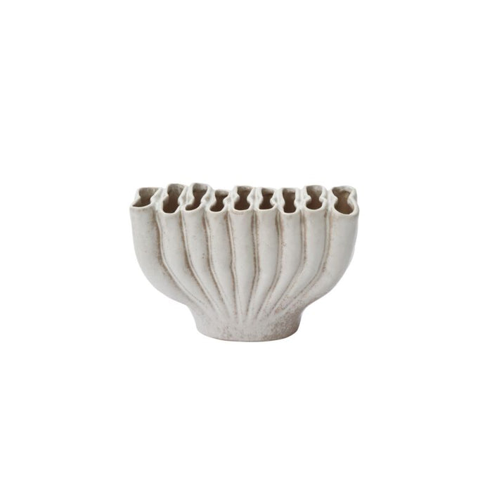 Design Shop Grey Clymene Vase, 12.25" X 7".