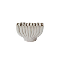 Design Shop Grey Clymene Vase, 8" X 4.75".