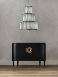 Currey and Company - 9309 - 12 Light Chandelier - Bevilacqua Collection - Silver Leaf