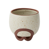 Design Shop Terracotta Omni Footed Pot, 5.25" X 5"