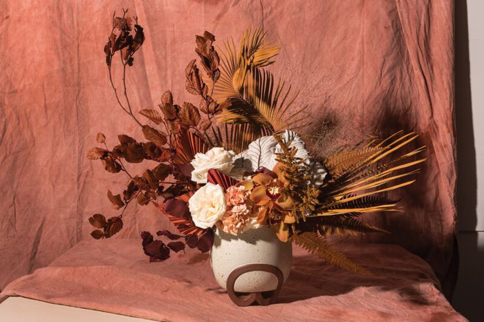 Design Shop Terracotta Omni Footed Pot, 7.75" X 7.75"