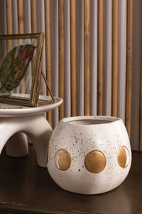 Design Shop Off-White Wonder Pot Sale, 6.25" X 5".