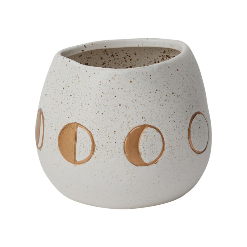 Design Shop Off-White Wonder Pot Sale, 7.75" X 6.25".