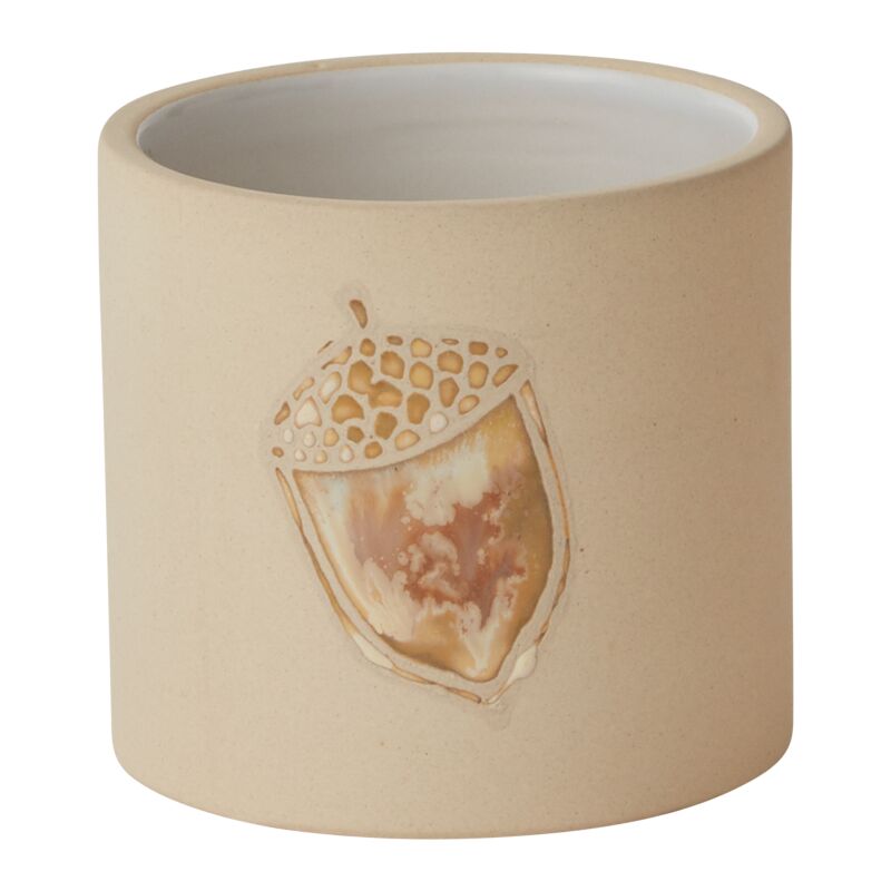 Design Shop Gold Agro Pot, 3.75" X 3.25", Set of 2.