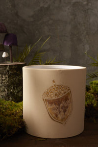 Design Shop Gold Agro Pot, 7" X 7".